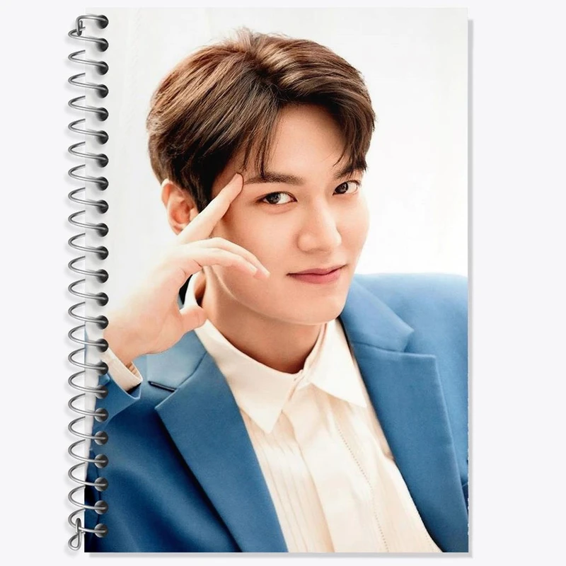 دفتر زبان 50 برگ خندالو مدل سه خط طرح لی مین هو Lee min ho کد 20865