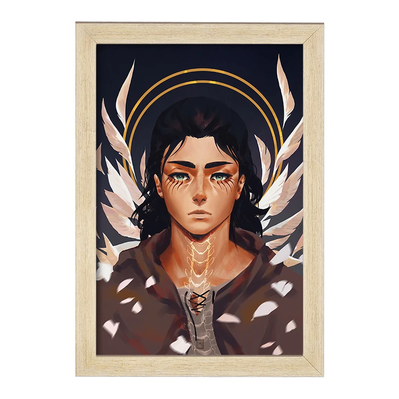 تابلو خندالو مدل ارن یگر انیمه اتک آن تایتان  کد 13248