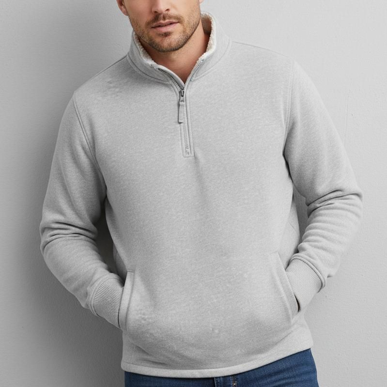 سویشرت مردانه هومنیتی مدل WYMJAOWPLM-GY - - 1