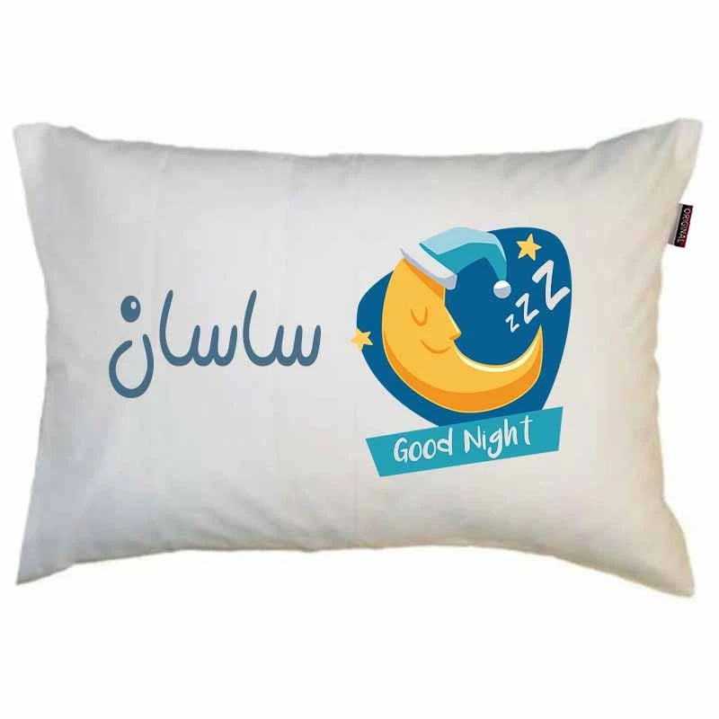 رو بالشی مد برتر مدل فانتزی ماه طرح اسم ساسان کد 13