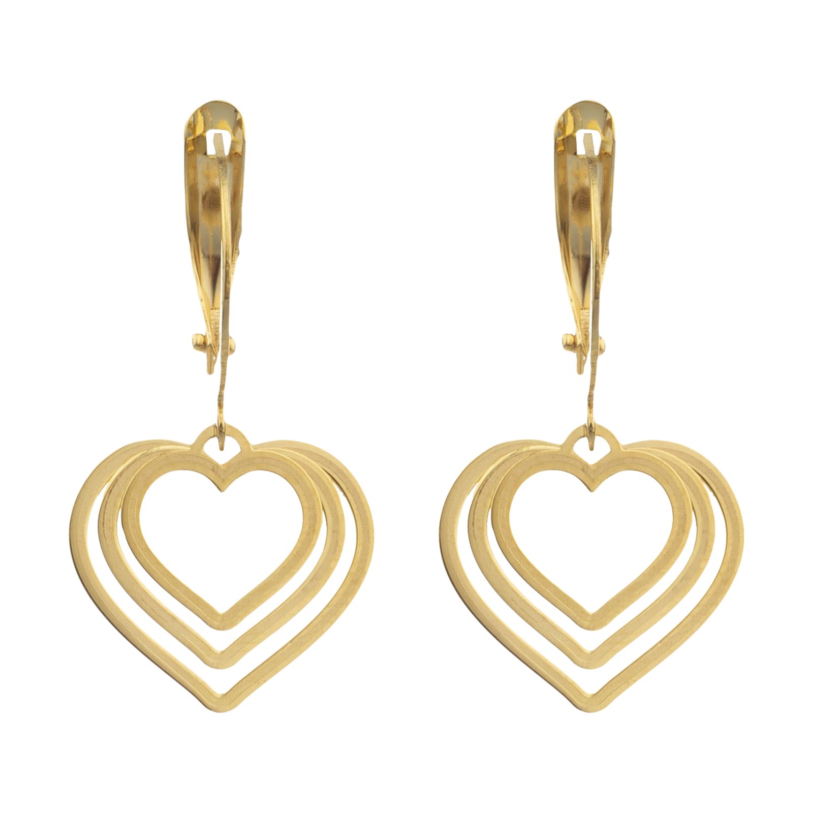 گوشواره طلا 18 عیار زنانه مایا ماهک مدل ME0985 -  - 1