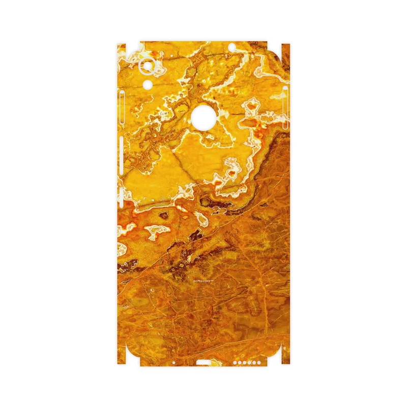 برچسب پوششی ماهوت مدل Gold Marble-FullSkin مناسب برای گوشی موبایل تکنو Camon CX Air