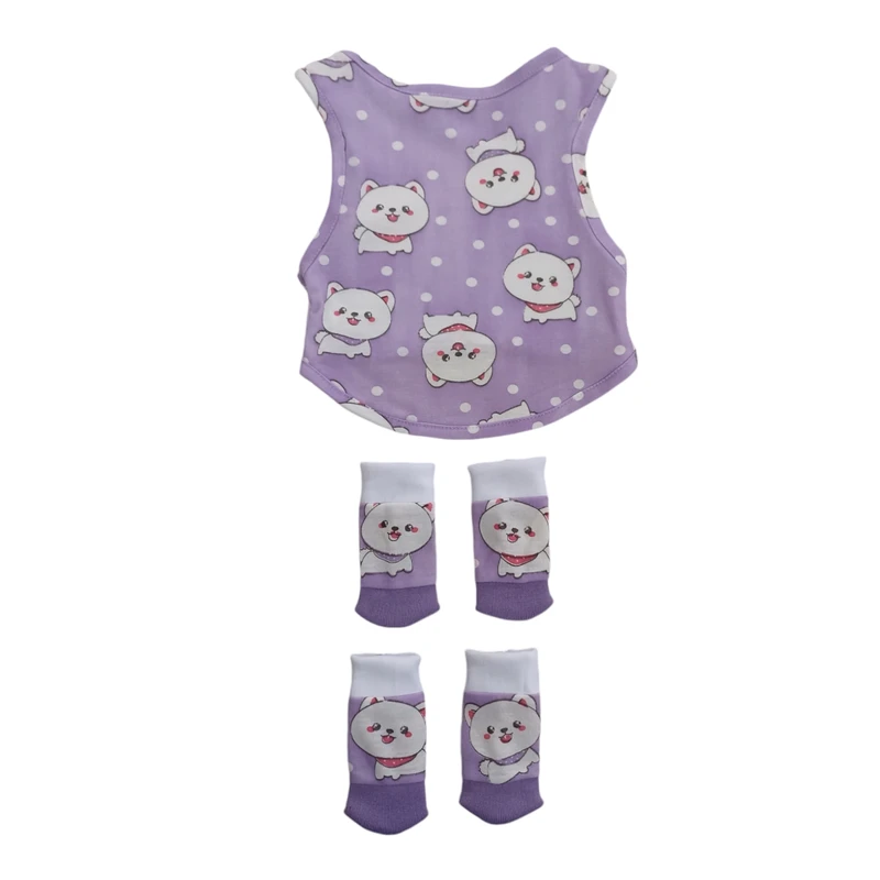 لباس و جوراب سگ و گربه مدل پنی کد 29 سایز M