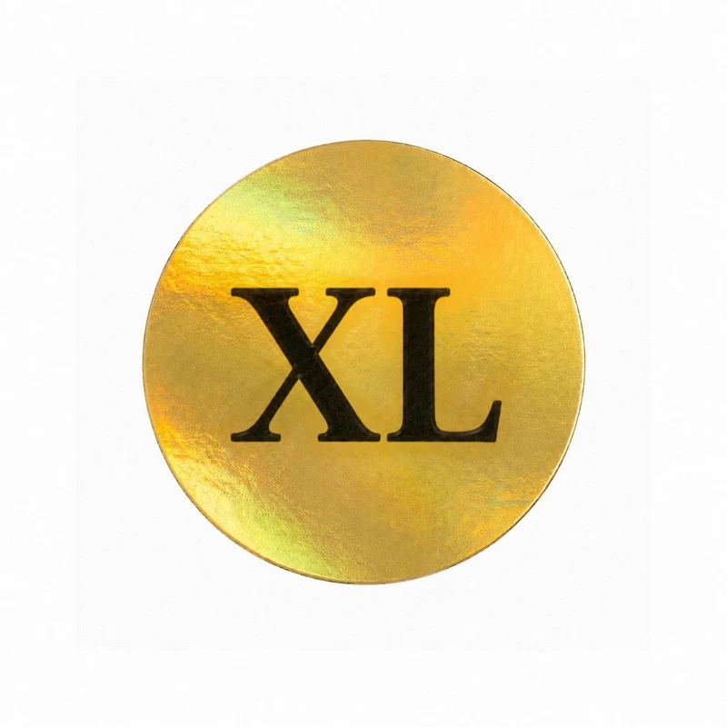 برچسب مدل هولوگرام طرح XL بسته 200 عددی