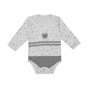 بادی آستین بلند نوزادی مدل بره