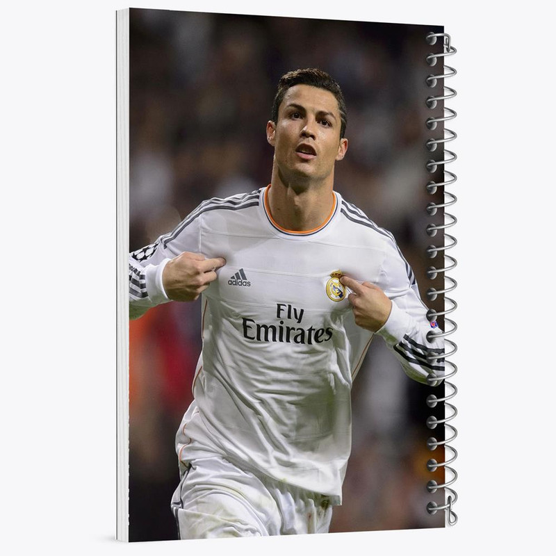 دفتر مشق 50 برگ خندالو مدل کریستین رونالدو کد 1967