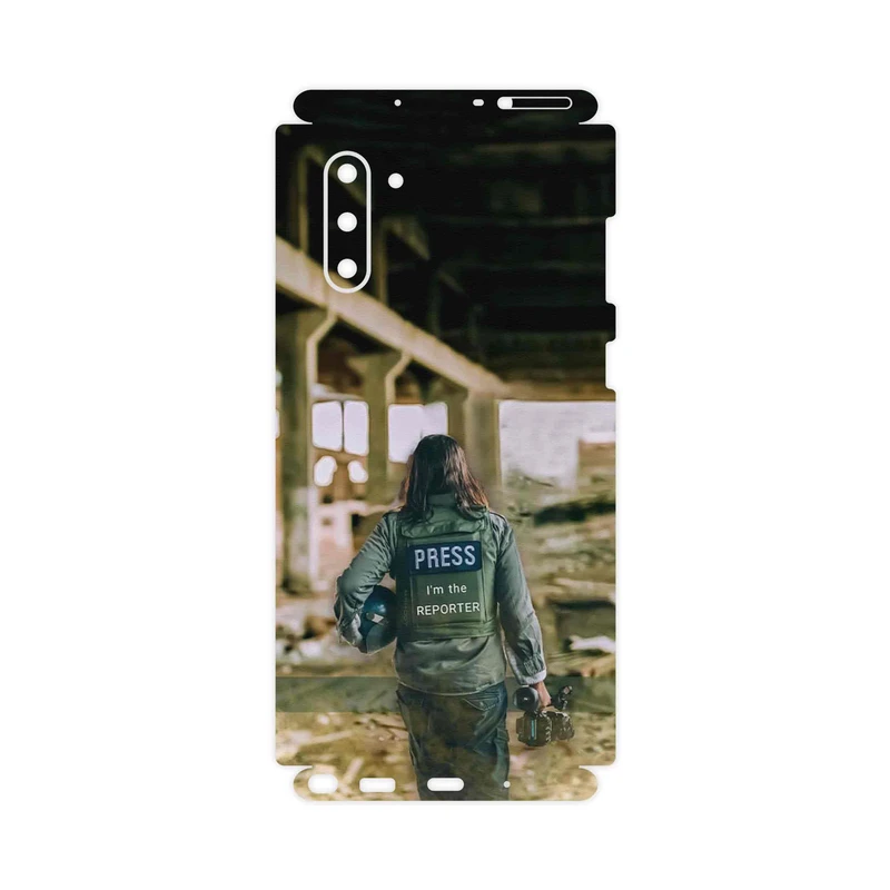 برچسب پوششی ماهوت مدل Reporter-FullSkin مناسب برای گوشی موبایل سامسونگ Galaxy Note 10
