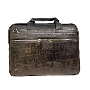 کیف اداری مردانه سرزمین چرم مدل چاووش کد 271148