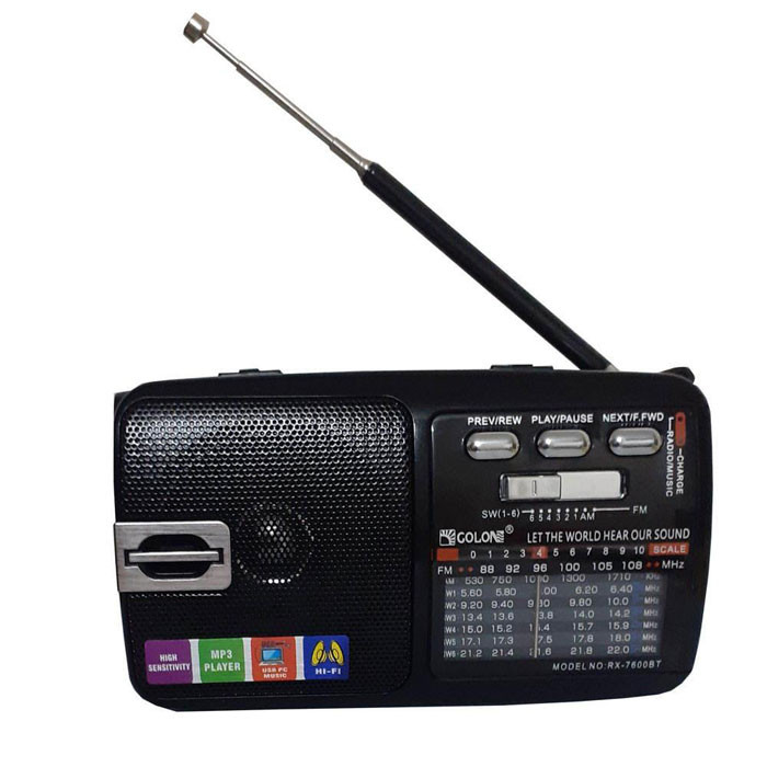 رادیو بلوتوثی گولون مدل 7600 رادیو بلوتوثی گولون مدل 7600