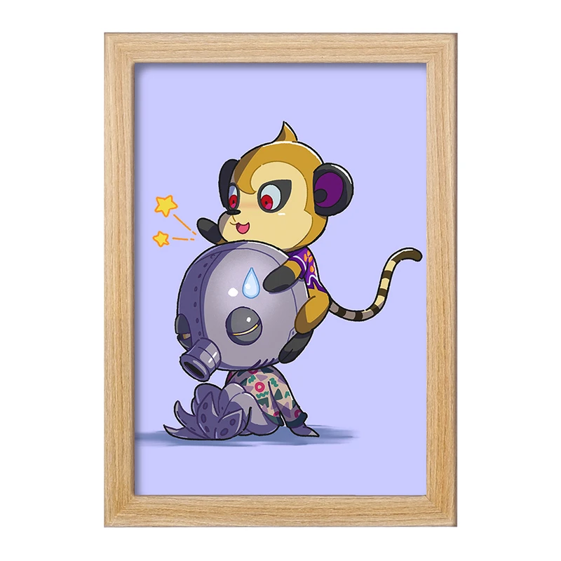 تابلو خندالو مدل بازی انیمال کراسینگ (Animal Crossing) کد 32639