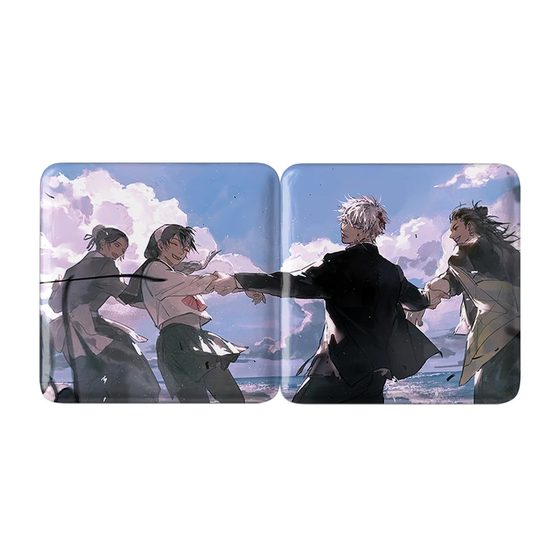 مگنت خندالو مدل گتو و گوجو انیمه جوجوتسو کایزن Jujutsu Kaisen کد A227 مجموعه 2 عددی