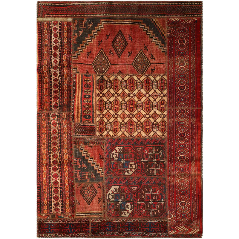 کلاژ فرش دستبافت دو متری فرش هریس کد 102010 کلاژ فرش دستبافت دو متری فرش هریس کد 102010