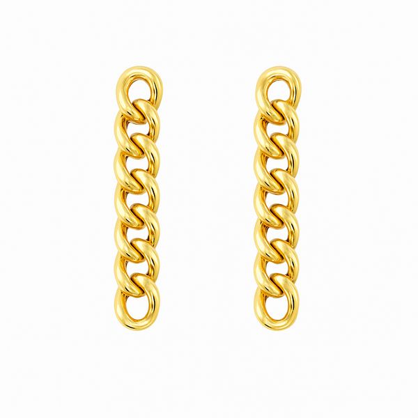 گوشواره میخی طلا 18 عیار زنانه مدوپد مدل  کارتیه کد ZB02