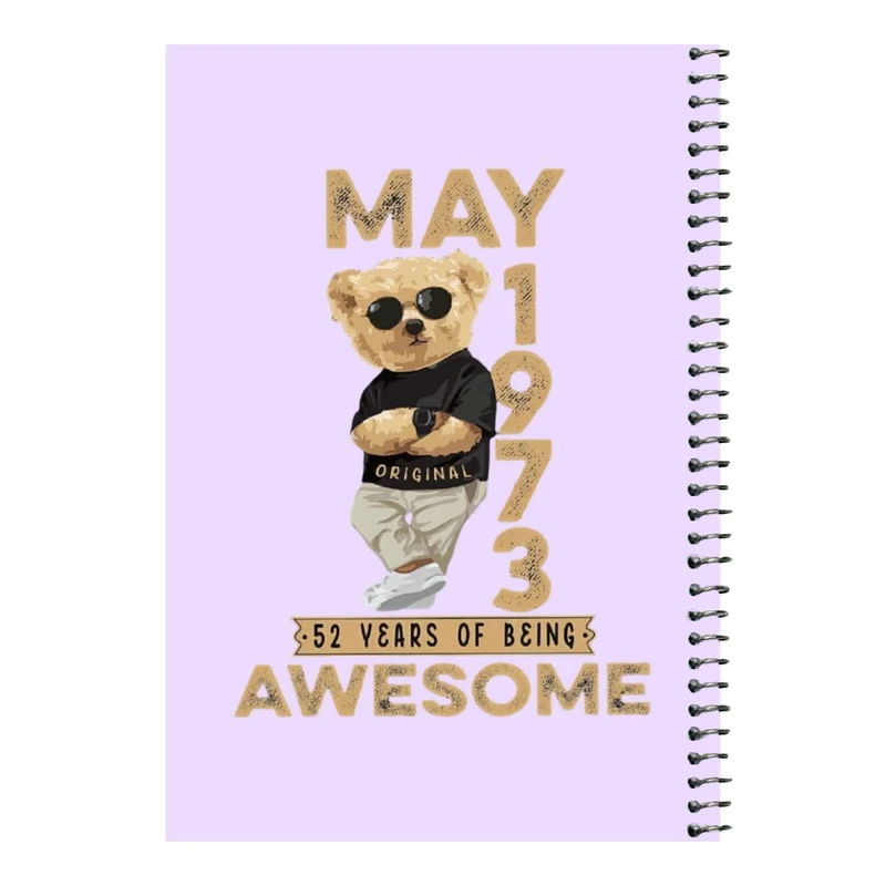 دفتر مشق 80 برگ اس جی مدل تدی عینک دودی    