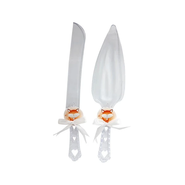 کارد و کفگیر سرو کیک مدل روباه کد 1