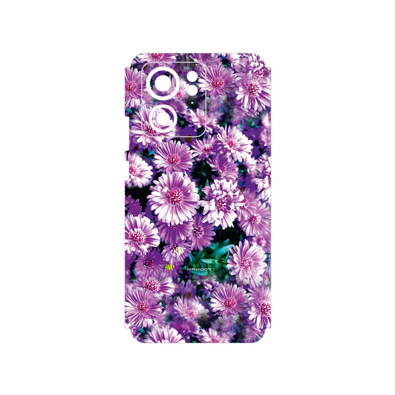 برچسب پوششی ماهوت مدل Purple_Flower مناسب برای گوشی موبایل موتورولا Edge 40
