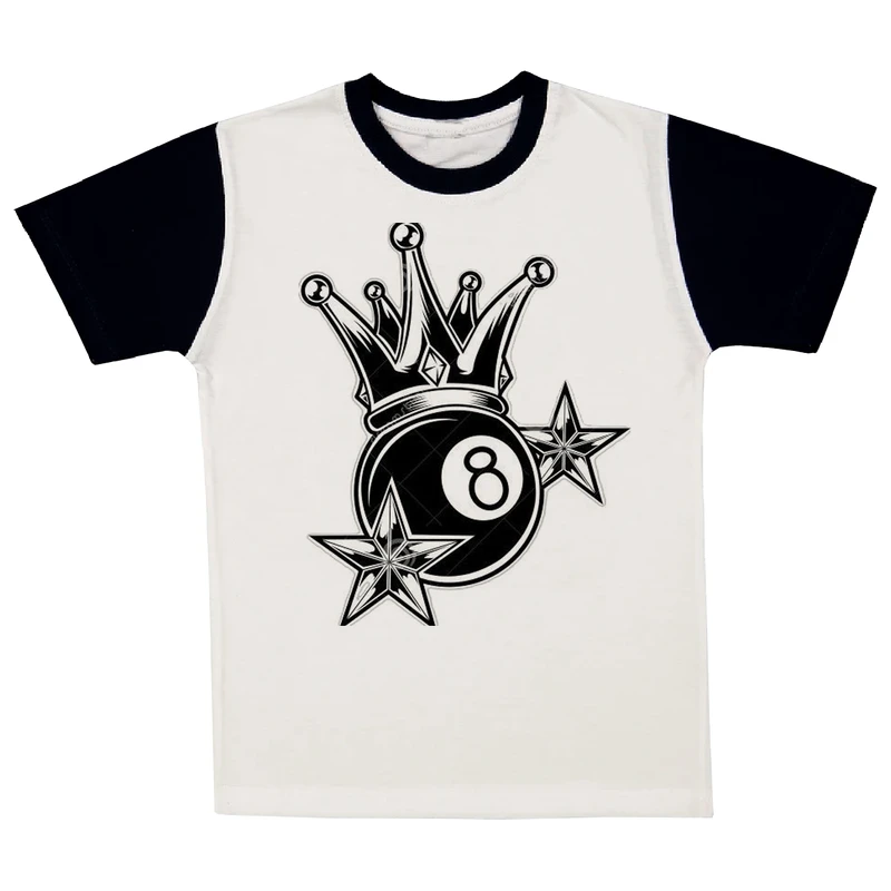 تی شرت آستین کوتاه پسرانه مدل توپ بیلیارد کد A78