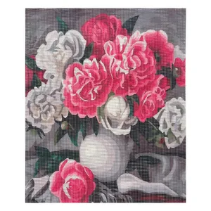 کوبلن مدل گلدان گل پیونی کد m27.34