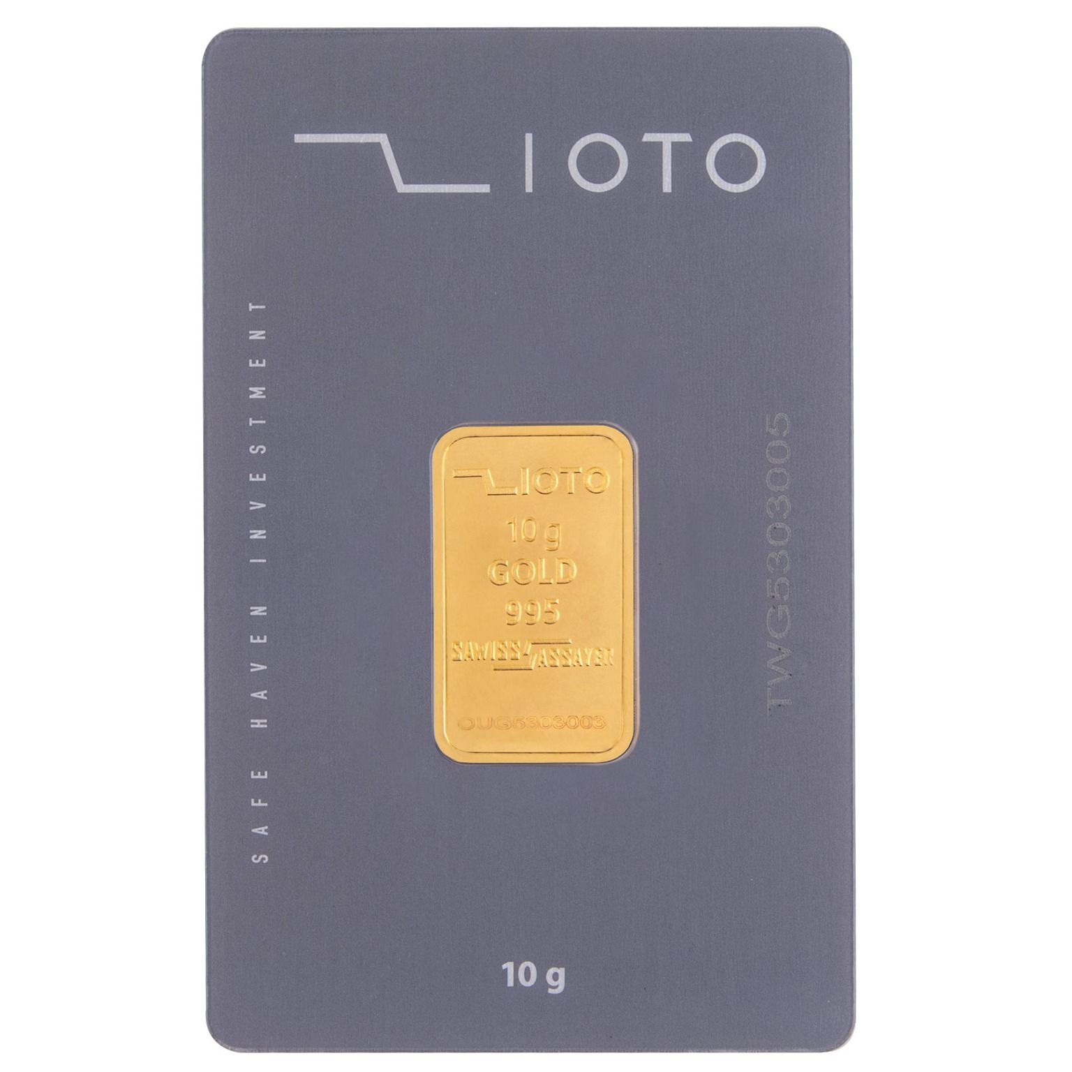 شمش طلا 24 عیار زیوتو مدل GD-Au-p10 - - 1