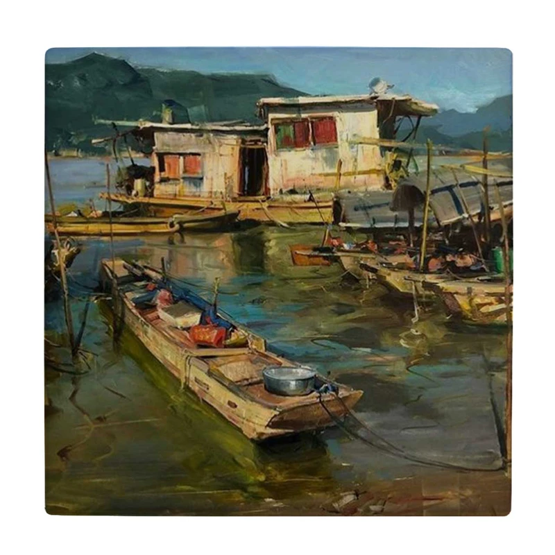  زیر لیوانی  طرح نقاشی قایق ها کد    5978764_4822