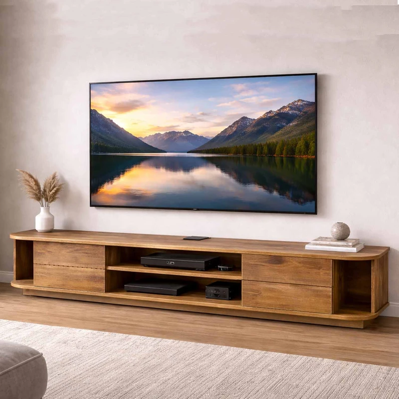 میز تلویزیون مدل TST4K180Owens مناسب برای تلویزیون تا 65 اینچ