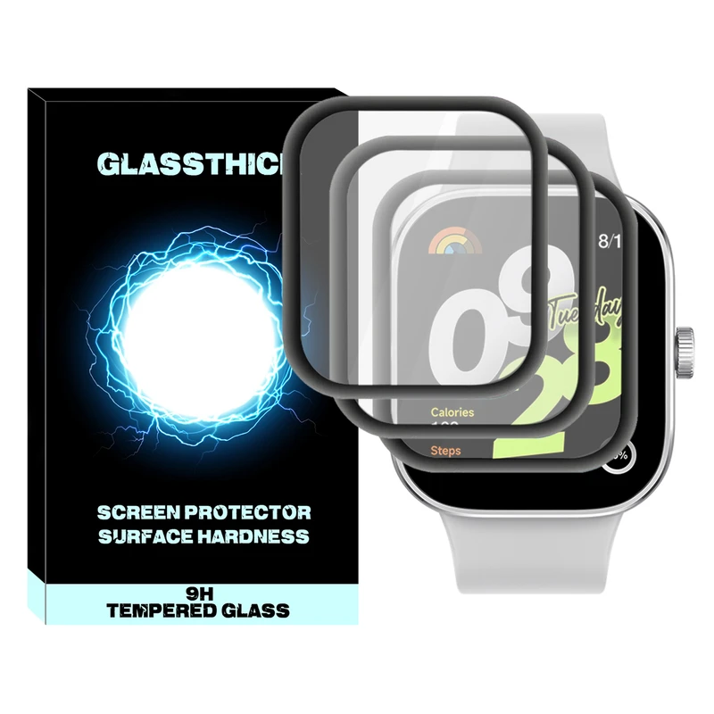 محافظ صفحه نمایش گلستیک مدل Pmma-GL مناسب برای ساعت هوشمند شیائومی Redmi Watch 4 بسته سه عددی