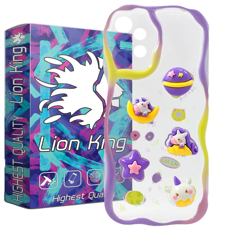 کاور لاین کینگ مدل TPUیونیکورن مناسب برای گوشی موبایل سامسونگ Galaxy A13 4G