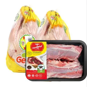 مرغ منجمد 3.6 کیلوگرم گودیک بسته دو عددی به همراه راسته با استخوان گوسفندی تازه آریا بهار پروتئین 1 کیلوگرم