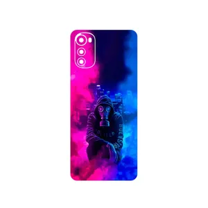MAHOOT Smoke Rainbow Digital Art 2 Cover Sticker for Motorola Moto E32s