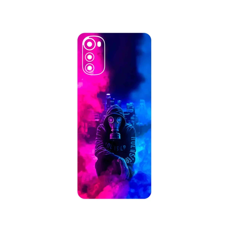 برچسب پوششی ماهوت مدل Smoke Rainbow Digital Art 2 مناسب برای گوشی موبایل موتورولا Moto E32s