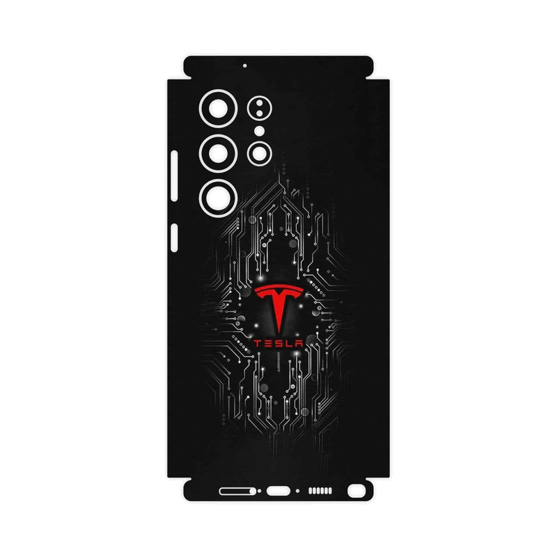 برچسب پوششی ماهوت مدل TESLA-FullSkin مناسب برای گوشی موبایل سامسونگ Galaxy S23 Ultra