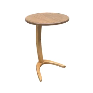 میز عسلی گرد گالری چوب آشنایی مدل Te-1100