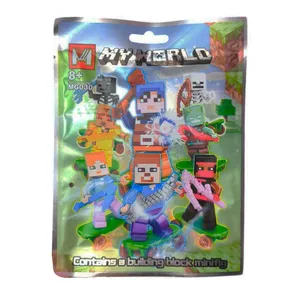 اسباب بازی شانسی مدل ماینکرفت طرح MY WORLD کد MG030