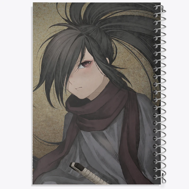 دفتر ژورنال نویسی 50 برگ خندالو مدل نقطه ای طرح هیاکیمارو انیمه دورورو کد 33595