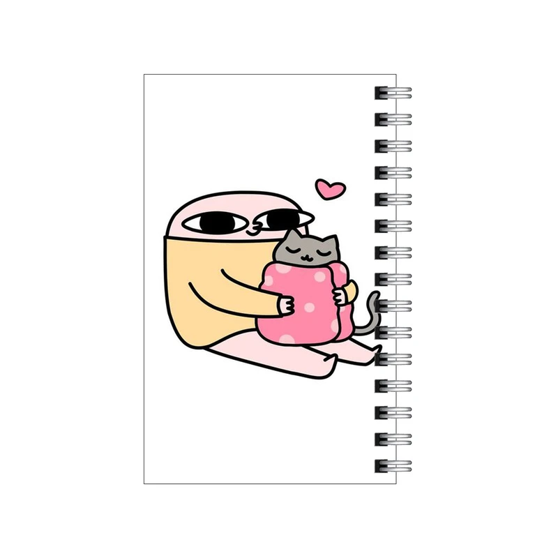 دفترچه یادداشت مدل to do list طرح عاشق گربه کد 9452305