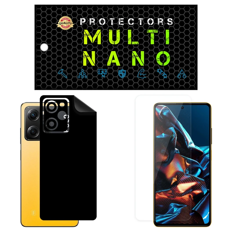 محافظ صفحه نمایش مولتی نانو مدل X-SFM مناسب برای گوشی موبایل شیائومی Poco X5 Pro به همراه برچسب پوششی