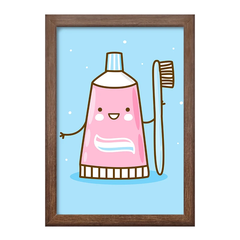 تابلو خندالو طرح دندان و دندان پزشکی کودکانه کد 36723