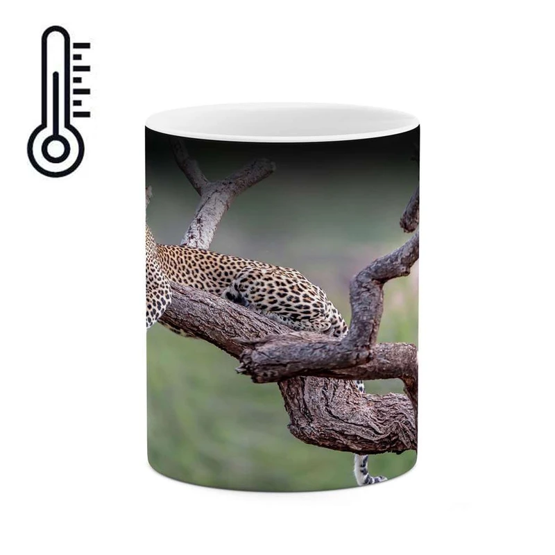 ماگ حرارتی کاکتی مدل پلنگ کد mgh14605