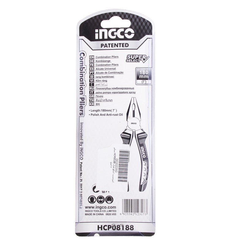 انبردست اینکو مدل HCP08188 سایز 7 اینچ