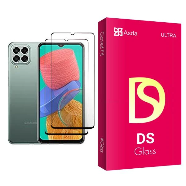 محافظ صفحه نمایش سرامیکی آسدا مدل DS Glass2 مناسب برای گوشی موبایل سامسونگ Galaxy M33 بسته دو عددی