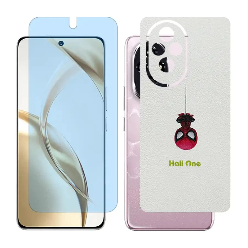 محافظ صفحه نمایش آنتی بلو گلس مدل Together مناسب برای گوشی موبایل آنر 200 / Honor 200 به همراه برچسب پوششی پشت گوشی