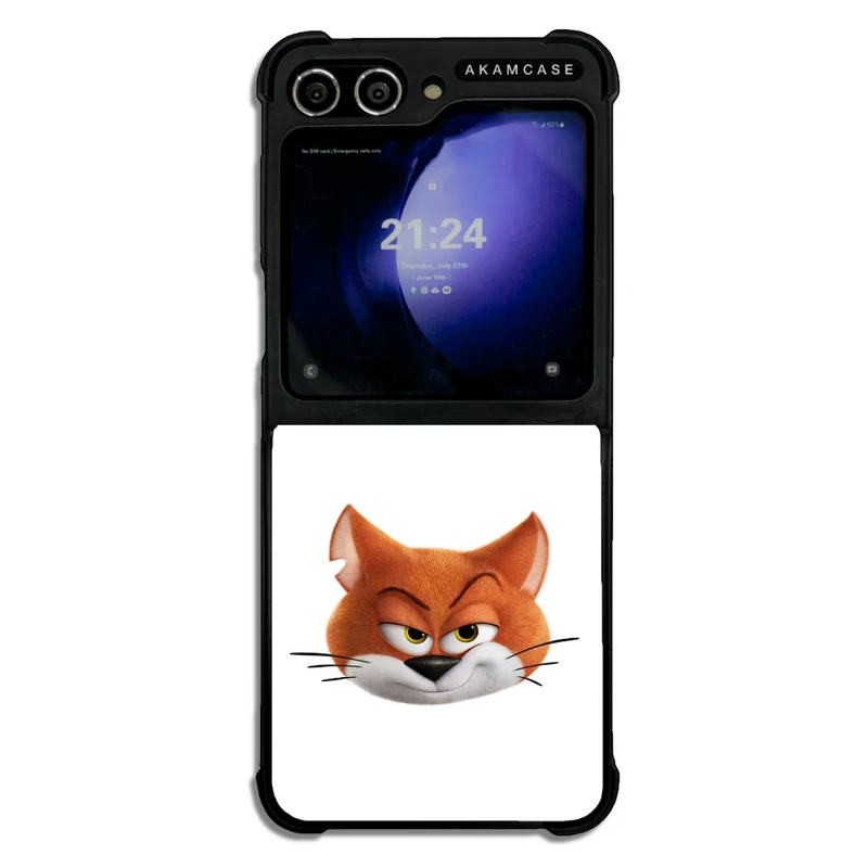 کاور آکام مدل AMC-WSGZFLIP5-SMURFS-15 مناسب برای گوشی موبایل سامسونگ Galaxy Z Flip 5
