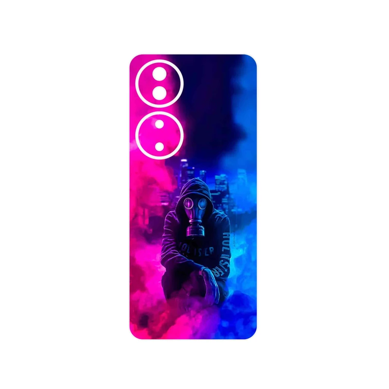 برچسب پوششی ماهوت مدل Smoke Rainbow Digital Art 2 مناسب برای گوشی موبایل آنر X7b