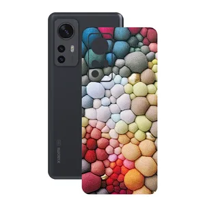 Remax cover sticker Leth model colored stone design suitable for Xiaomi 12X mobile phone