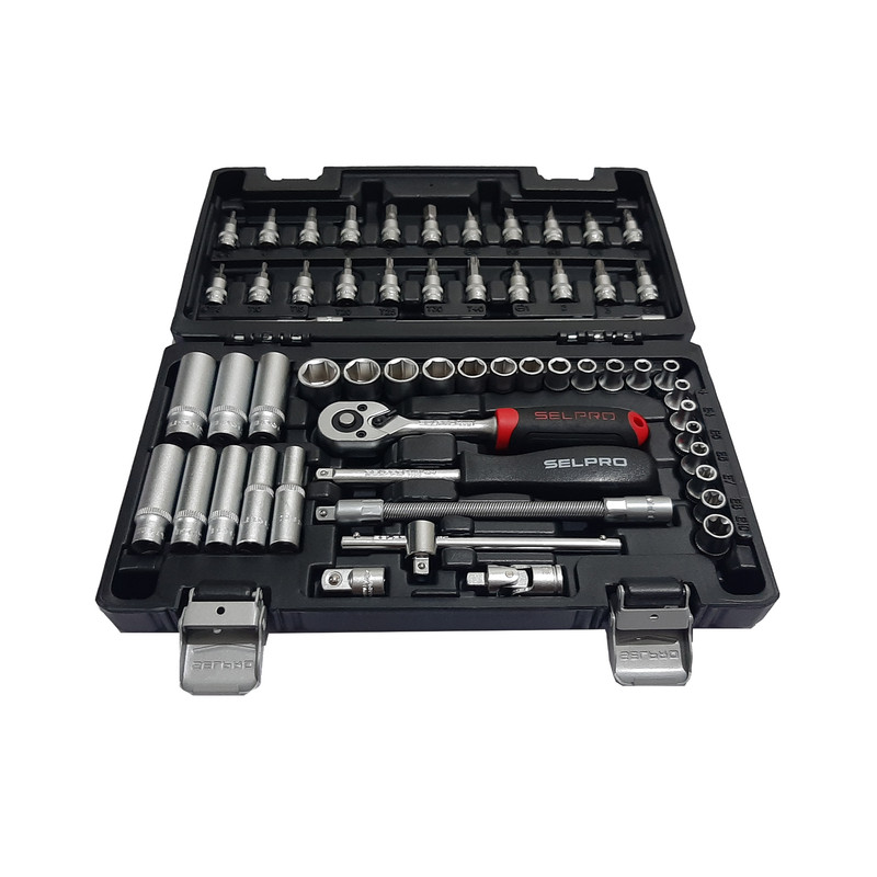 آچار بکس سلپرو مدل 72557 مجموعه 57 عددی آچار بکس سلپرو مدل 72557 مجموعه 57 عددی