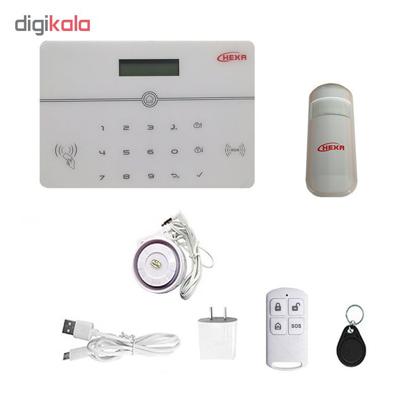 سیستم حفاظتی امنیتی دزدگیر بیسیم سیم کارتی هگزا کد 290 سیستم حفاظتی امنیتی دزدگیر بیسیم سیم کارتی هگزا کد 290