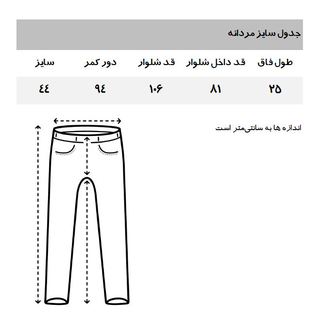 شلوار مردانه مانگو مدل کتان BE001BAR -  - 5