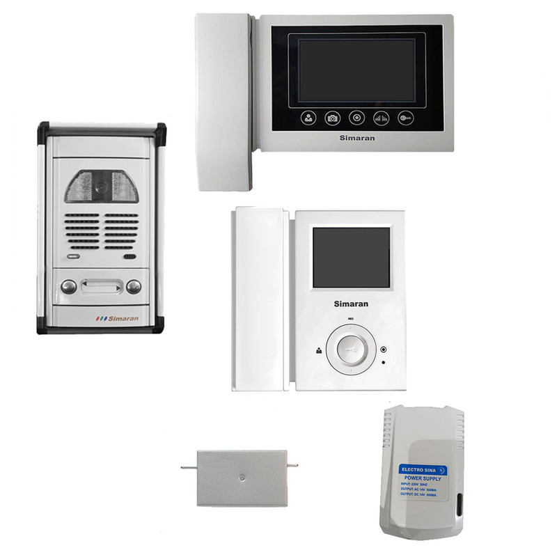 دربازکن تصویری سیماران مدل HSM100FL35 مجموعه 5 عددی دربازکن تصویری سیماران مدل HSM100FL35 مجموعه 5 عددی