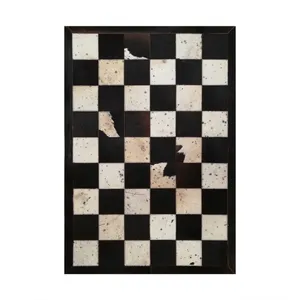 کلاژ فرش پوست و چرم کمالی مدل AD-00354