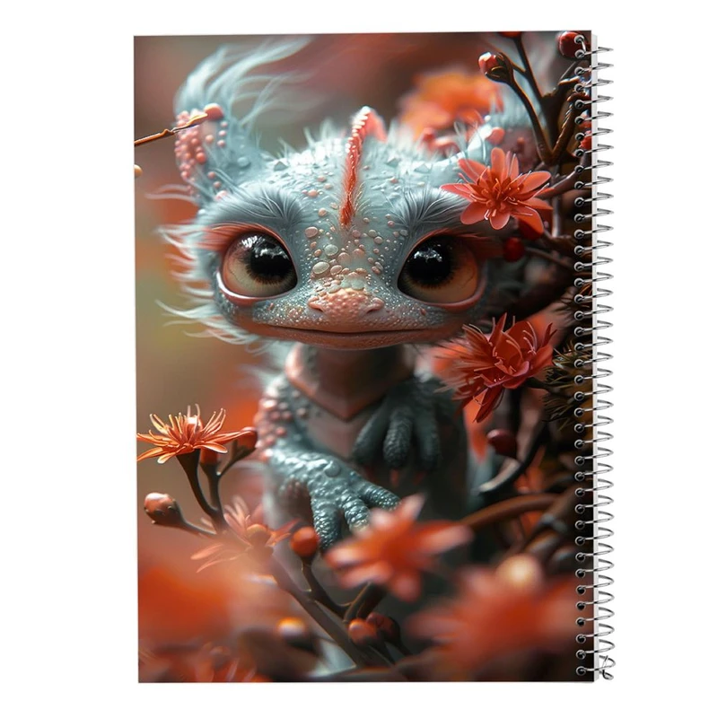 دفتر ژورنال نویسی 50 برگ مدوپد مدل نقطه ای طرح اژدها کد DF16794